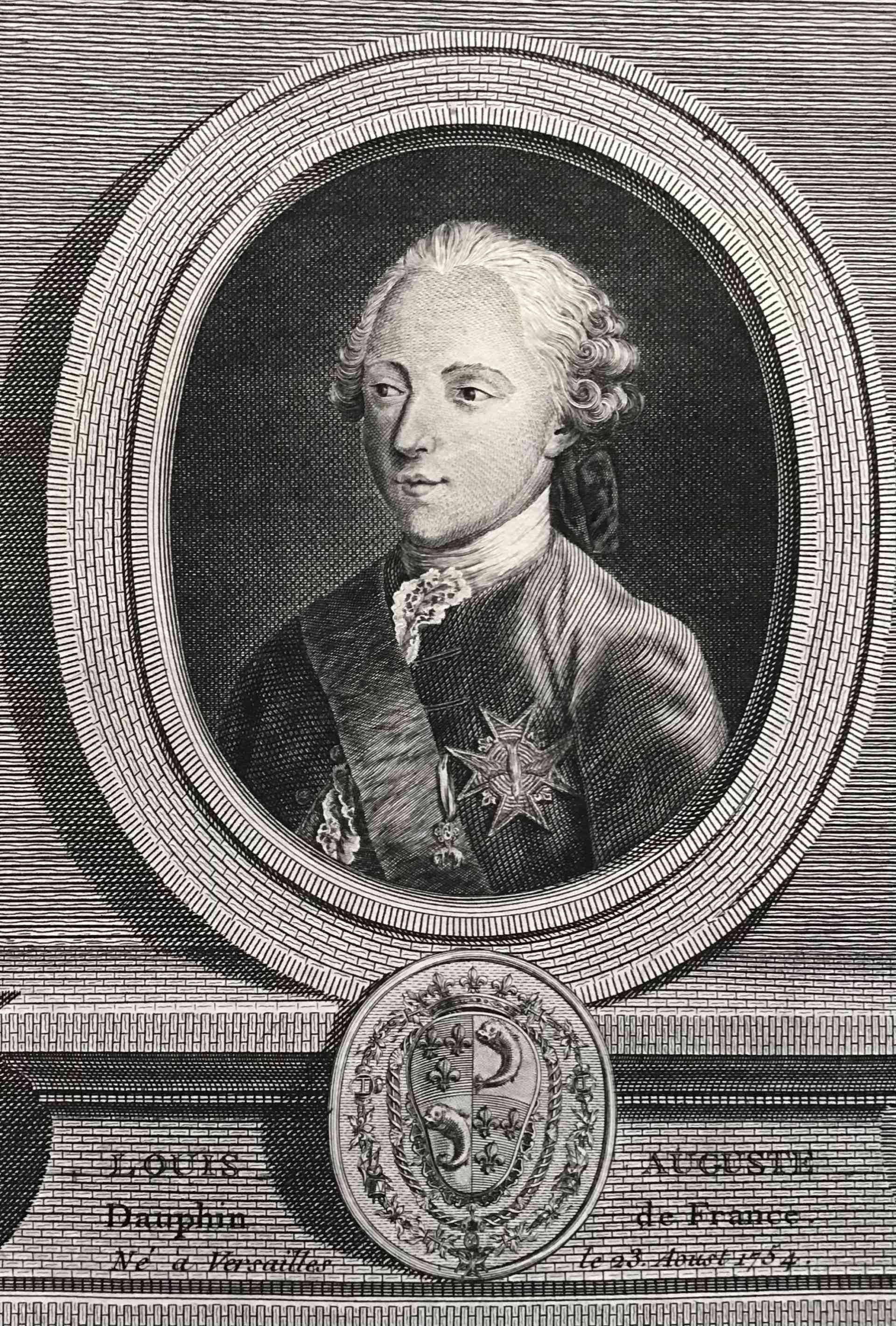 Louis Auguste Dauphin de France. Futur Louis XVI.