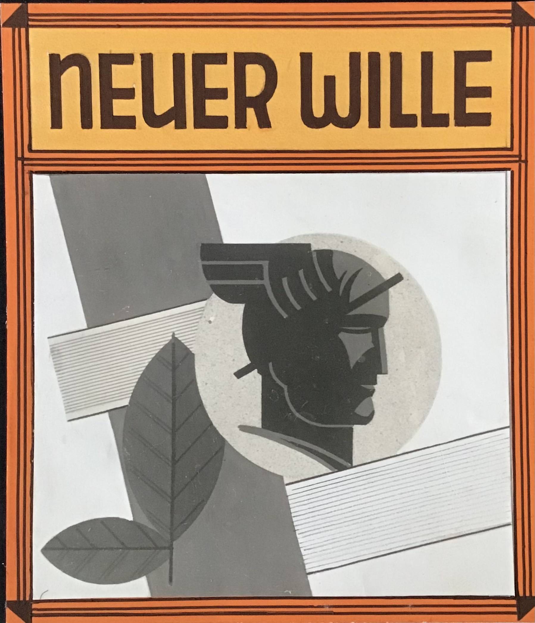 Neuer Wille. Dessins originaux pour des étiquettes.