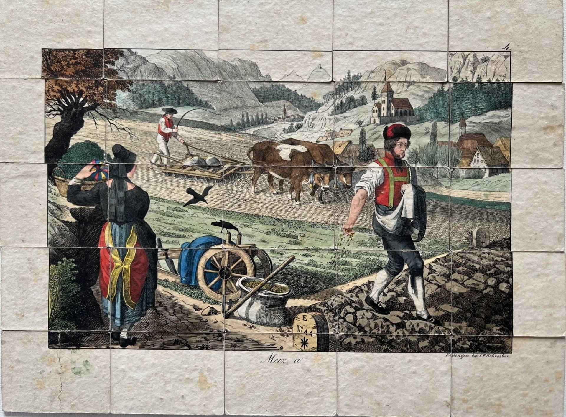 Jakob Ferdinand Schreiber. Puzzle.