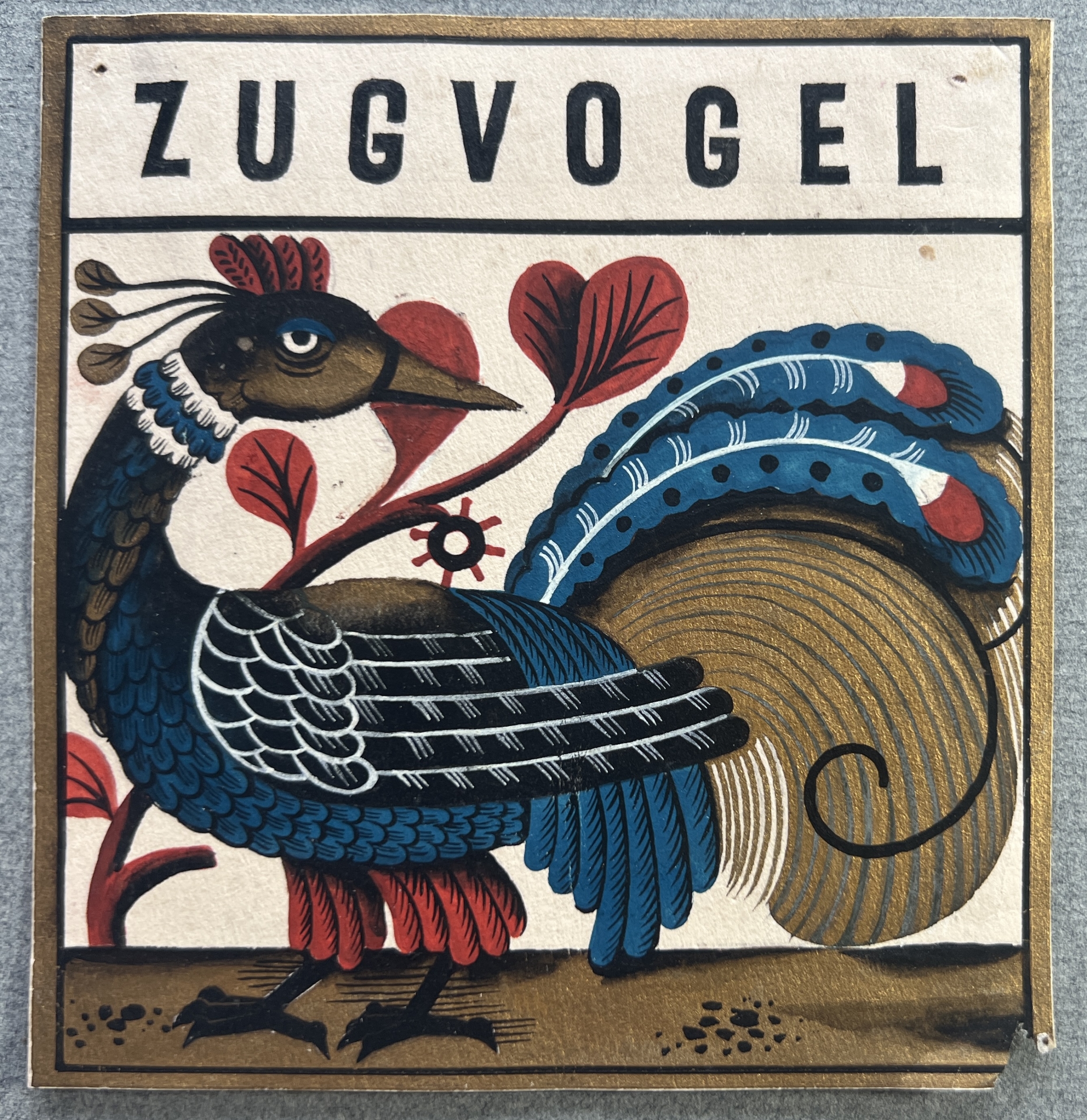 Zugvogel. Maquette originale.
