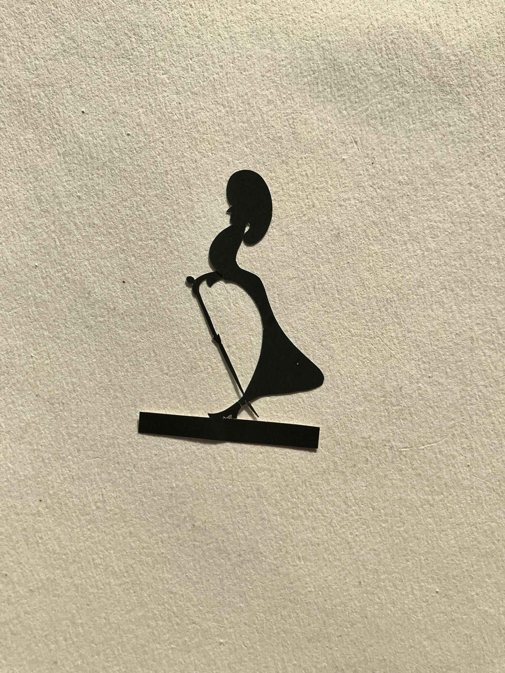 Silhouette. Scherrenschnitt. Découpage.