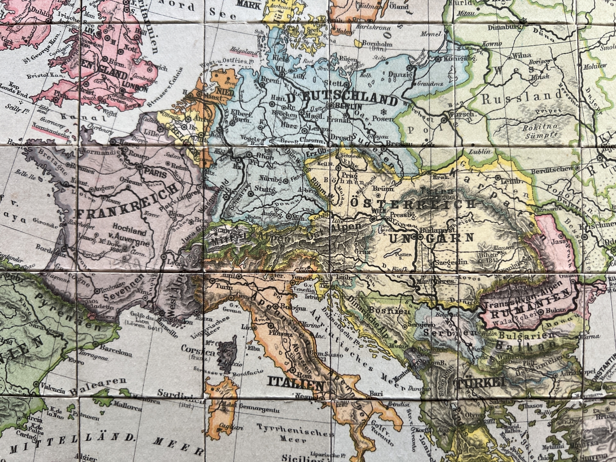 Eduard Gaebler. Geographischer Mosaik-Atlas.