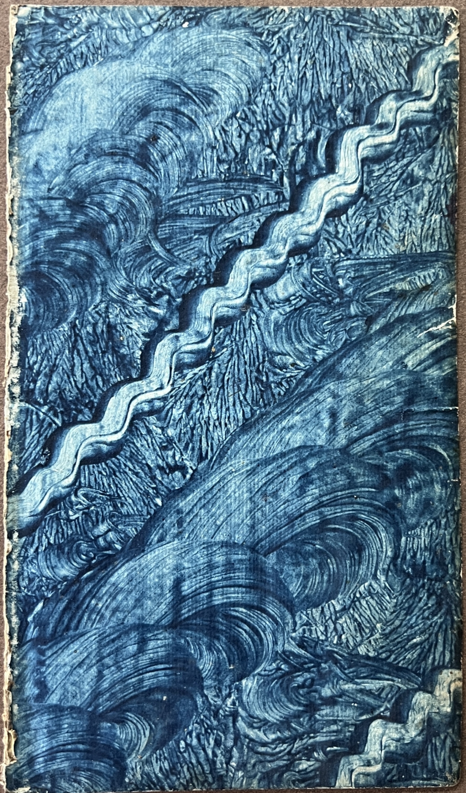 Papier à la colle. Kleisterpapier.